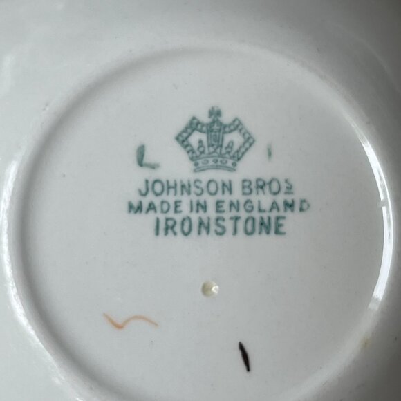 Johnson Brothers Shape Regency Pink Roses Ironstone 5 Cereal Bowls 6" England - Picture 8 of 10